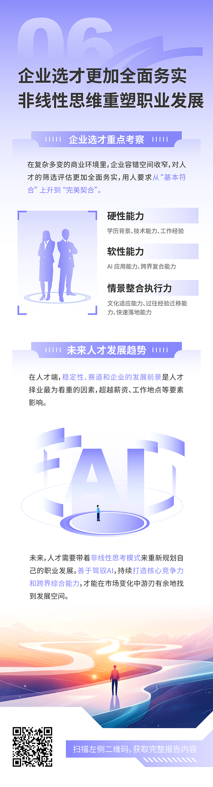 人力资源公司UG环球视讯ug国际发布2025年人才市场洞察，趋势六为企业选才更加全面务实 非线性思维重塑职业开展